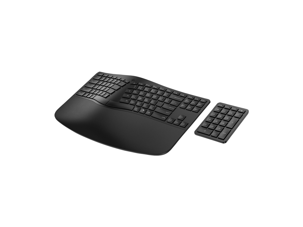 HP 960 - Tastatur-und-Tastenfeld-Set - kompakte Größe, 2-Zonen-Layout, separater Ziffernblock, kurzer Tastenhub, Multi-Device