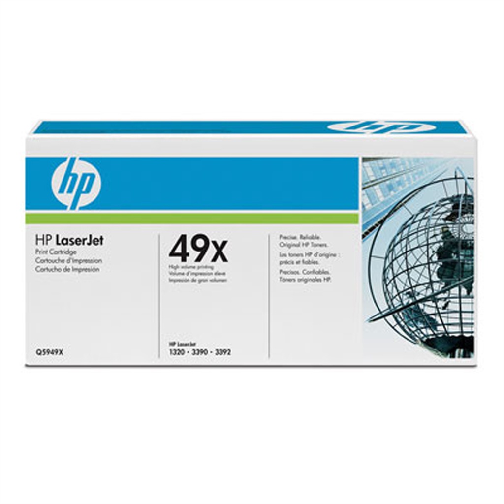 HP 49X Schwarz Original LaserJet Tonerkartusche mit hoher Reichweite - 6000 Seiten - Schwarz - 1 Stück(e)