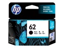 HP 62 - Schwarz - original - Tintenpatrone - für ENVY 55XX, 56XX, 76XX