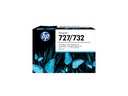 HP 727 - Mattschwarz, Photo schwarz, Cyan, Magenta