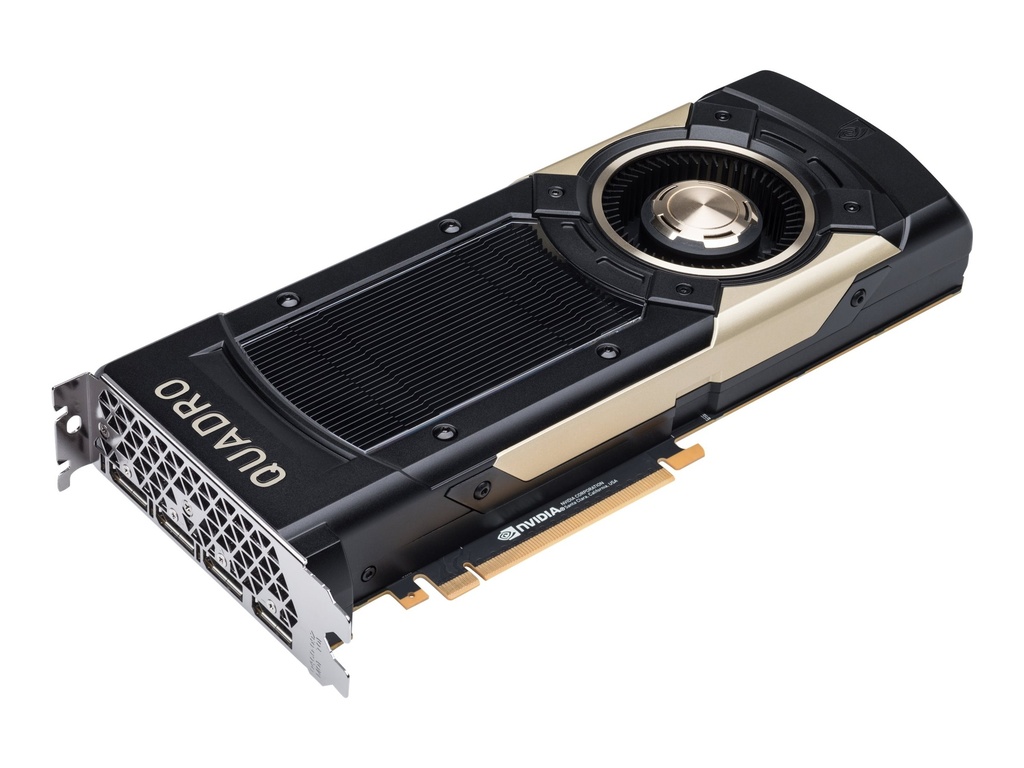HP NVIDIA Quadro - Grafikkarte - Quadro GV100 - 32 GB HBM2 - PCIe 3.0 x16 - 4 x DisplayPort - für Workstation Z4 G4 (1000 Watt, 750 Watt)