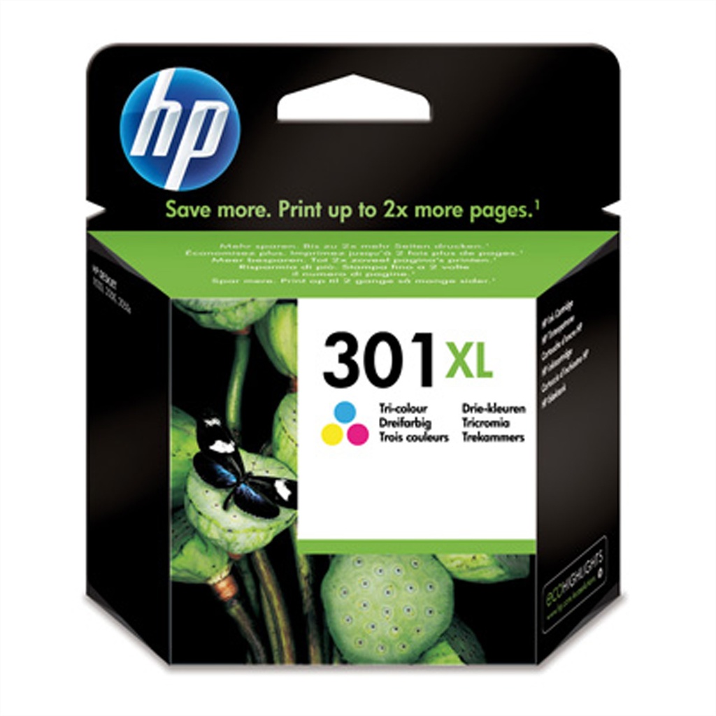 HP DeskJet 301XL - Tintenpatrone Original - 3-/4-Farb-Patrone, Cyan, Magenta, Yellow - 6 ml