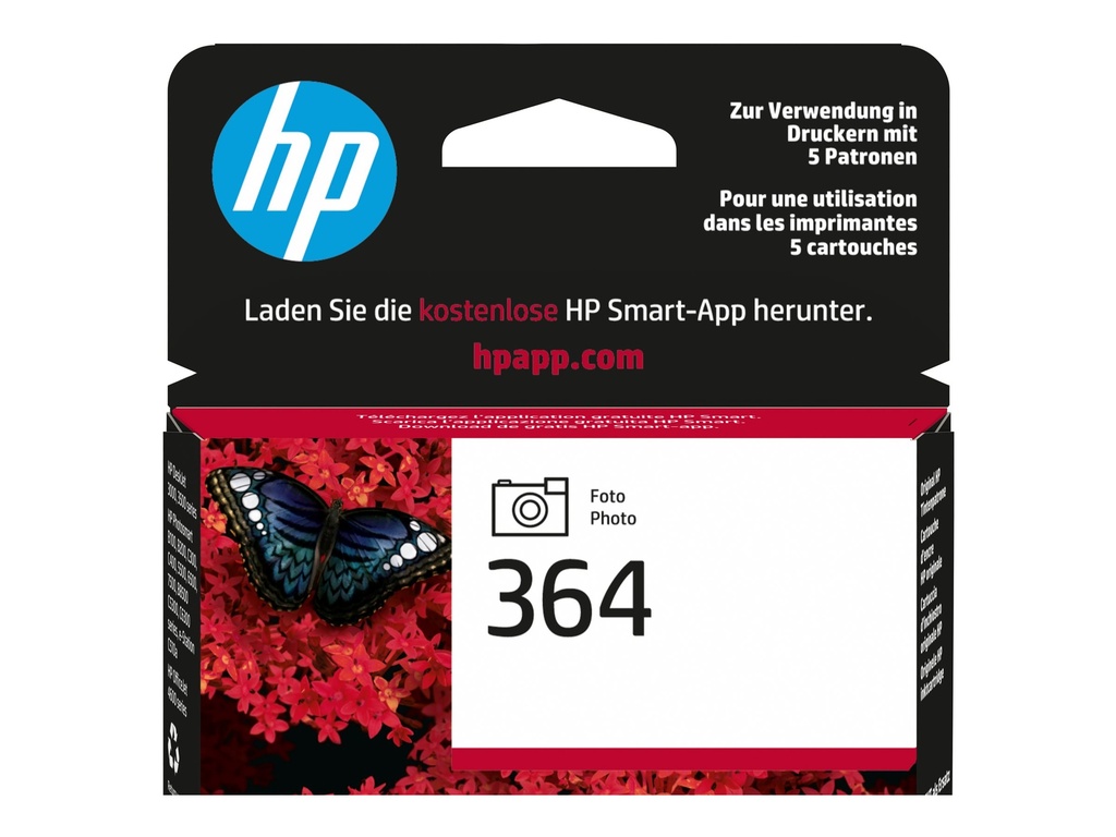 HP 364 - 3 ml - Photo schwarz - original - Tintenpatrone (Foto)