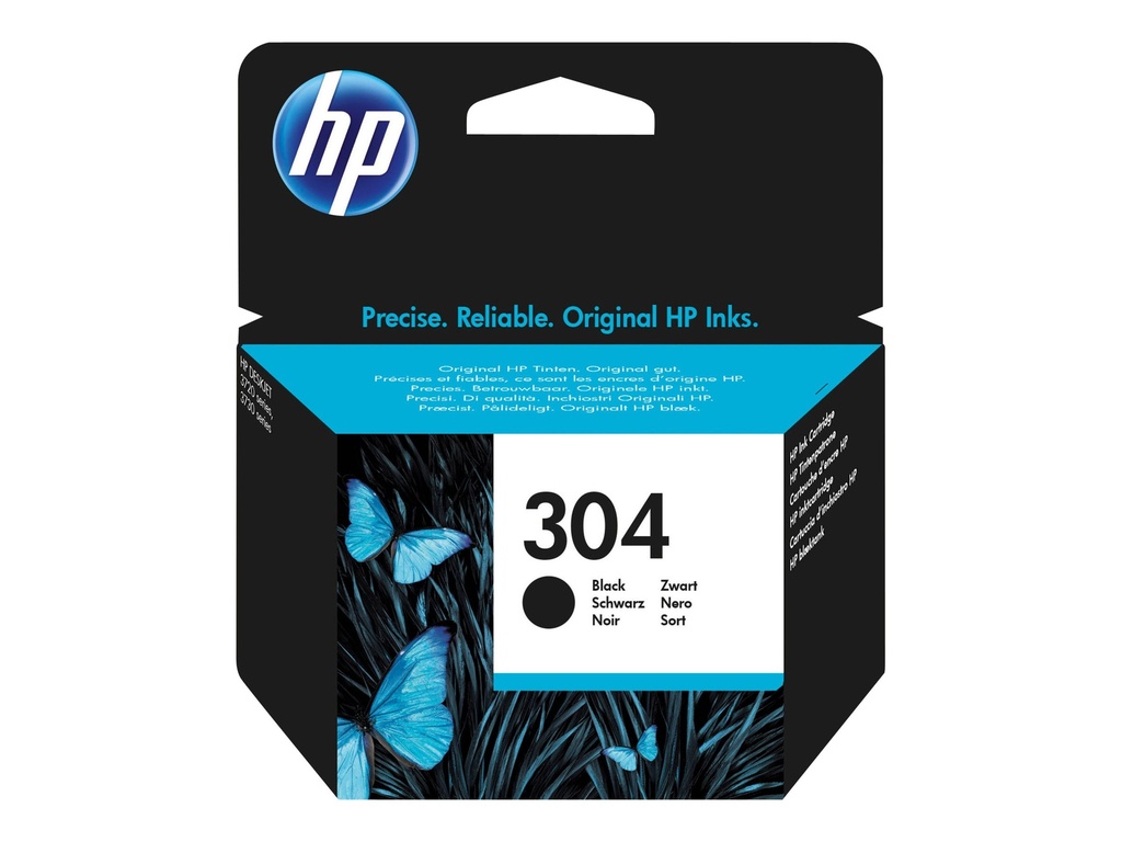 HP 304 - Schwarz - original - Tintenpatrone -