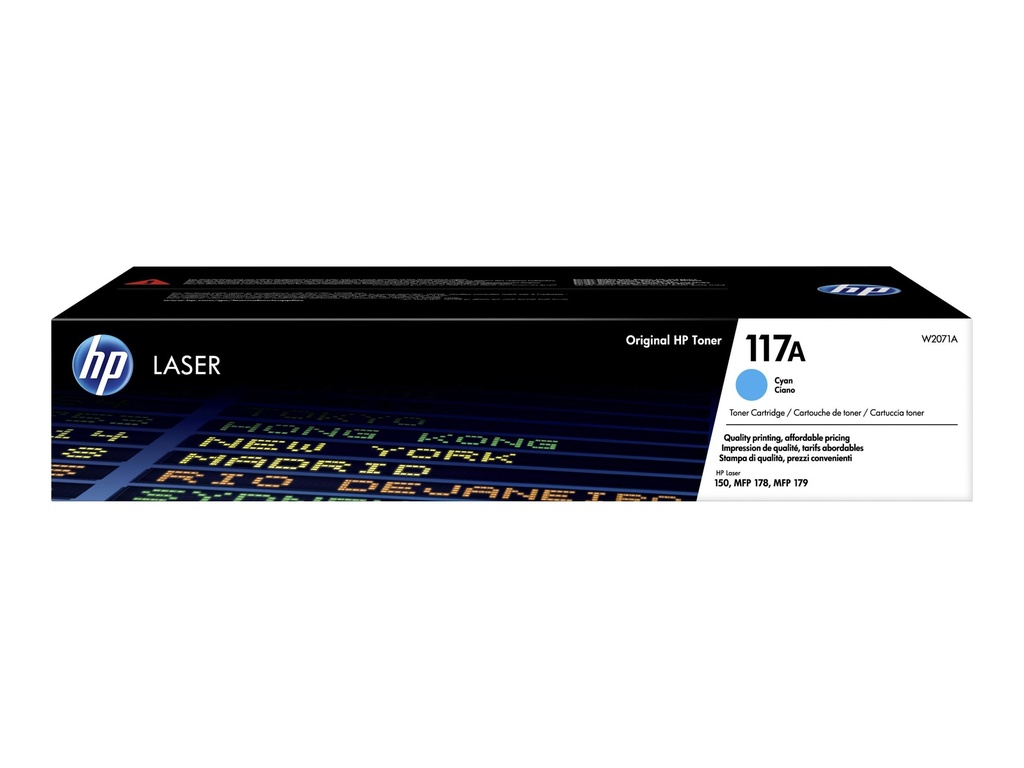 HP 117A - Cyan - original - Tonerpatrone (W2071A)
