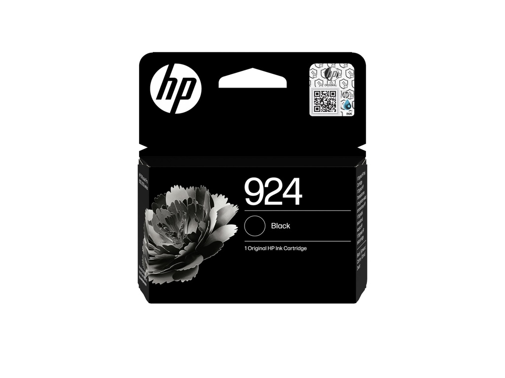 HP 924 Schwarz Original Druckerpatrone Standardertrag Schwarz e - Original - Tintenpatrone