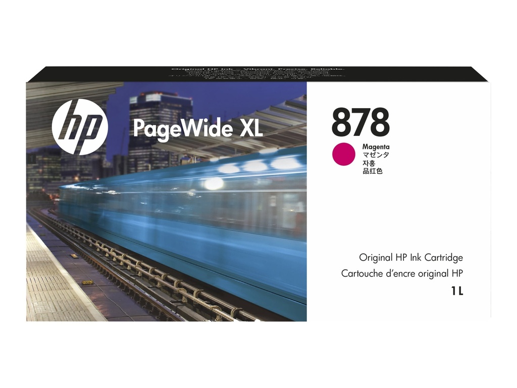 HP 878 - 1 L - Magenta - original - PageWide