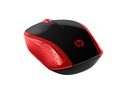 HP 200 - Maus - rechts- und linkshändig - optisch - kabellos - 2.4 GHz - kabelloser Empfänger (USB)