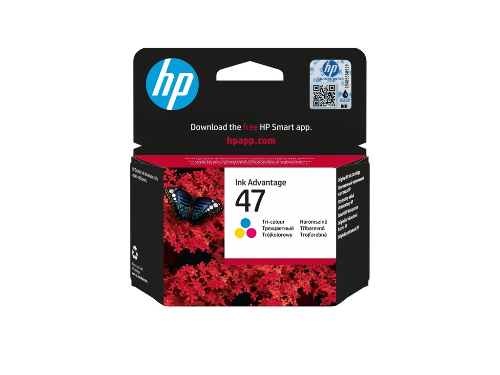 HP 47 - 14 ml - Farbe (Cyan, Magenta, Gelb)