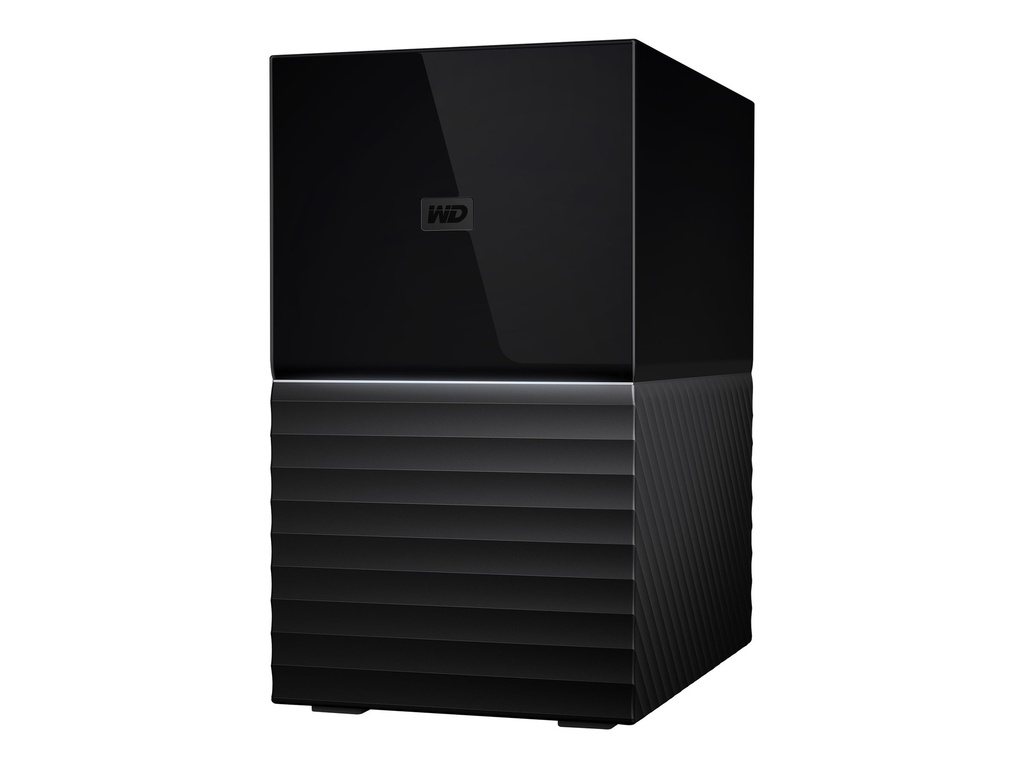 WD My Book Duo WDBFBE0160JBK - Festplatten-Array - 16 TB - 2 Schächte - HDD 8 TB x 2 - USB 3.1 (extern)