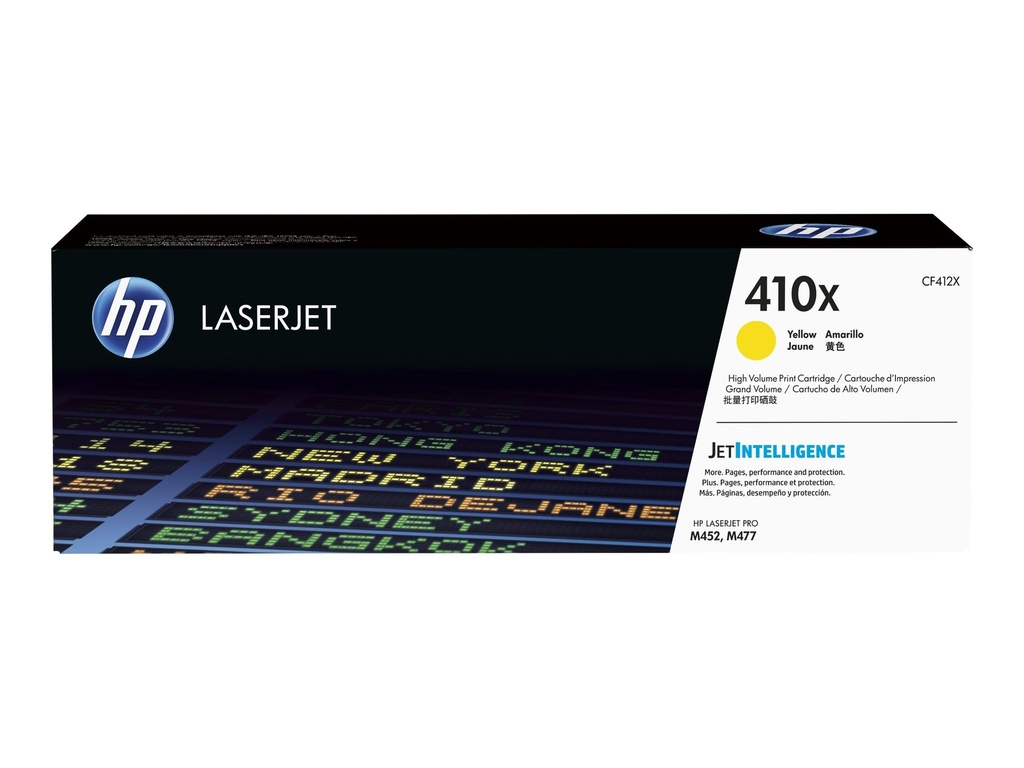 HP 410X - Hohe Ergiebigkeit - Gelb - original - LaserJet - Tonerpatrone (CF412X)