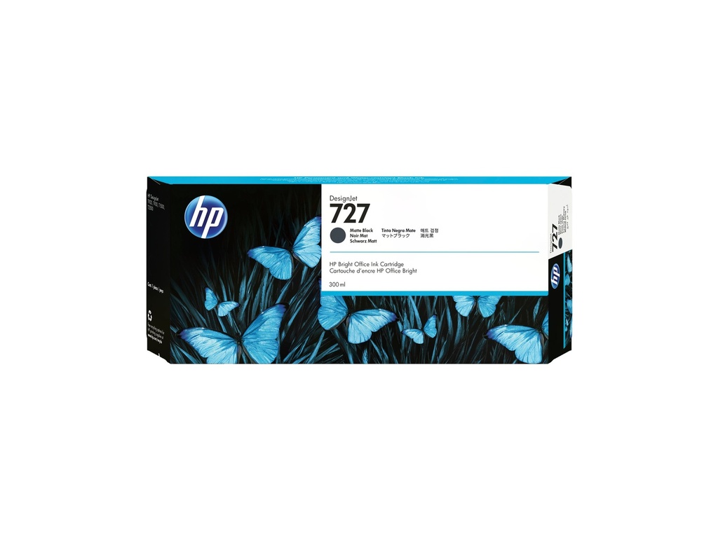 HP 727 - 300 ml - mit hoher Kapazität - mattschwarz