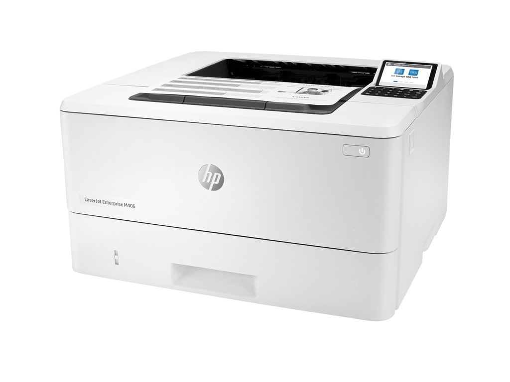 HP LaserJet Enterprise M406dn - Laser - 1200 x 1200 DPI - A4 - 38 Seiten pro Minute - Doppelseitiger Druck - Netzwerkfähig