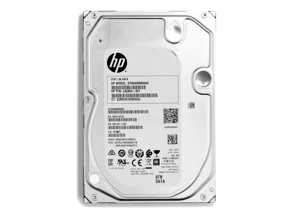 HPE HP - Festplatte - 8 TB - intern - 3.5" LFF (8.9 cm LFF)