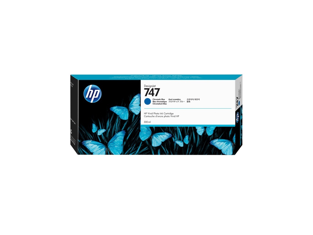 HP 747 - 300 ml - Chromatic Blue - original -