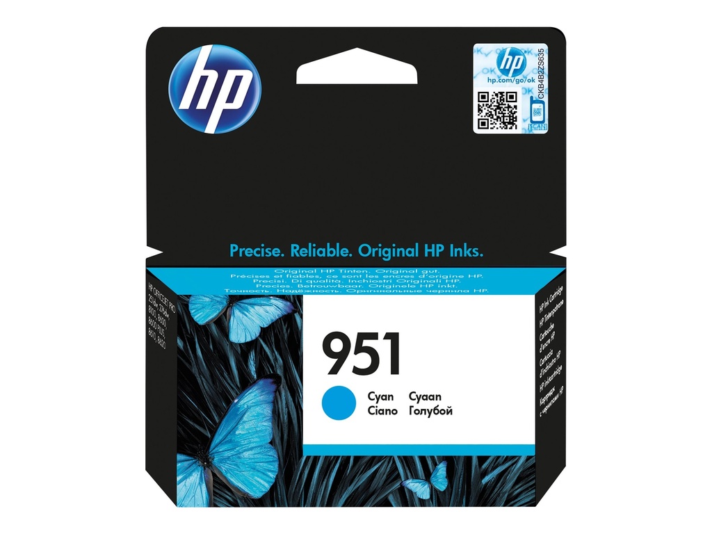 HP 951 Cyan Tintenpatrone - Original - Tintenpatrone