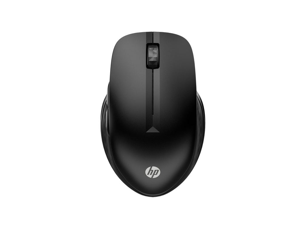 HP 430 - Maus - Multi-Gerät - ergonomisch - rechts- und linkshändig - 5 Tasten - kabellos - Bluetooth 5.0, 2.4 GHz - kabelloser Empfänger (USB)