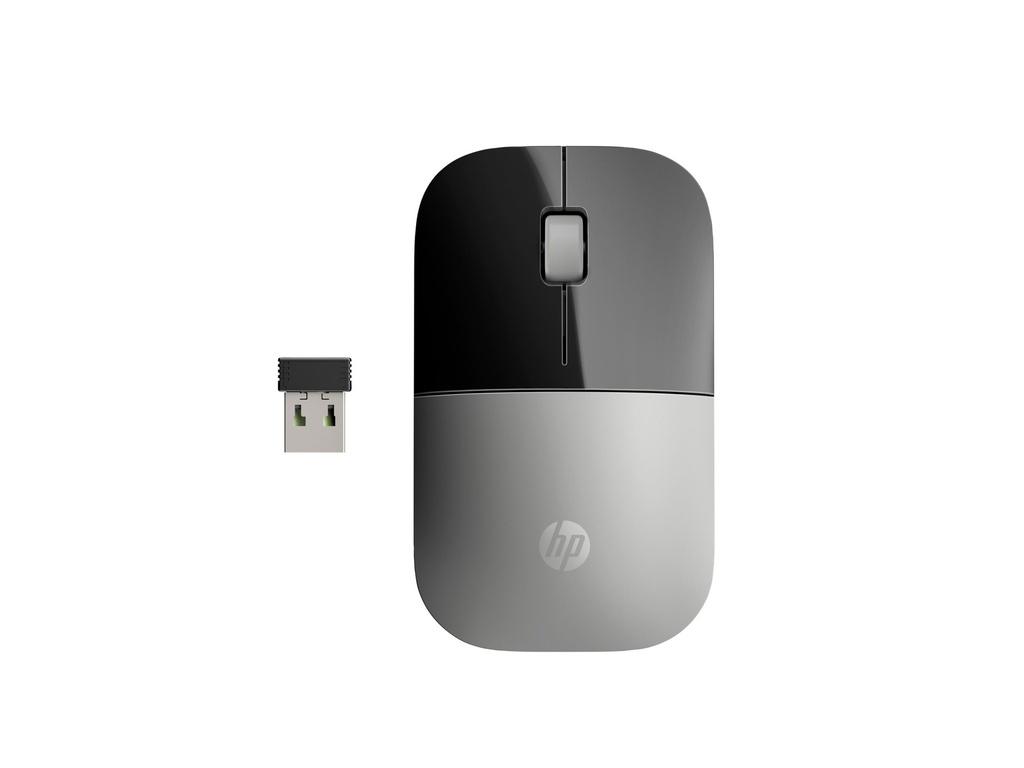 HP Z3700 - Maus - kabellos - 2.4 GHz - kabelloser Empfänger (USB)