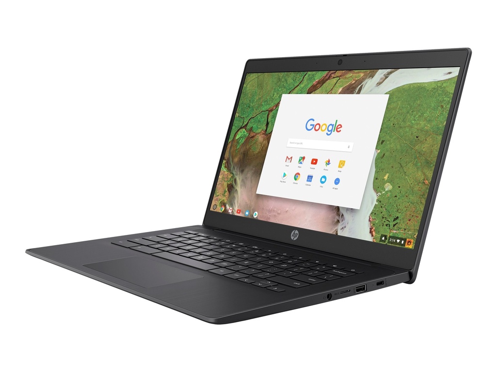 HP Chromebook 14 G6 - Intel Celeron N4020 / 1.1 GHz - Chrome OS - UHD Graphics 600 - 4 GB RAM - 32 GB eMMC - 35.56 cm (14")
