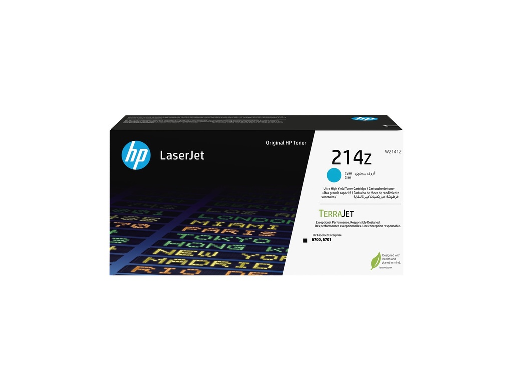 HP 214Z - Ultra High Yield - Cyan - original - LaserJet - Tonerpatrone (W2141Z)