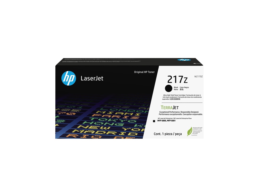 HP 217Z - Hohe Ergiebigkeit - Schwarz - original - LaserJet - Tonerpatrone (W2170Z)