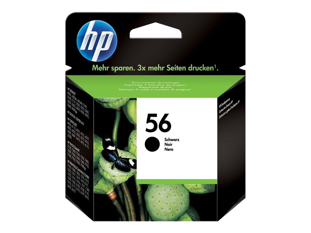 HP 56 - Schwarz - original - Tintenpatrone - für Deskjet 450, 55XX