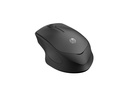 HP 285 Silent - Maus - ergonomisch - optisch - kabellos - 2.4 GHz - kabelloser Empfänger (USB)