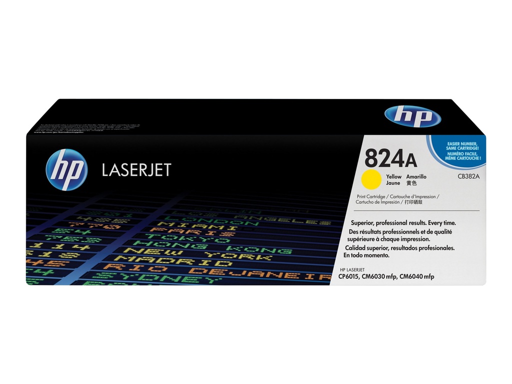 HP 824A - Gelb - original - LaserJet - Tonerpatrone (CB382A)