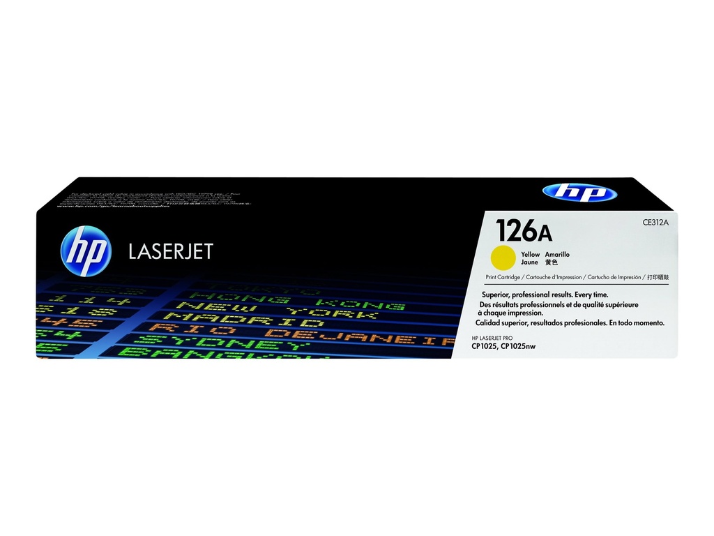 HP 126A - Gelb - original - LaserJet - Tonerpatrone (CE312A)