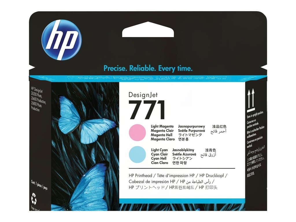 HP 771 - Hellmagentafarben, hell Cyan - Druckkopf