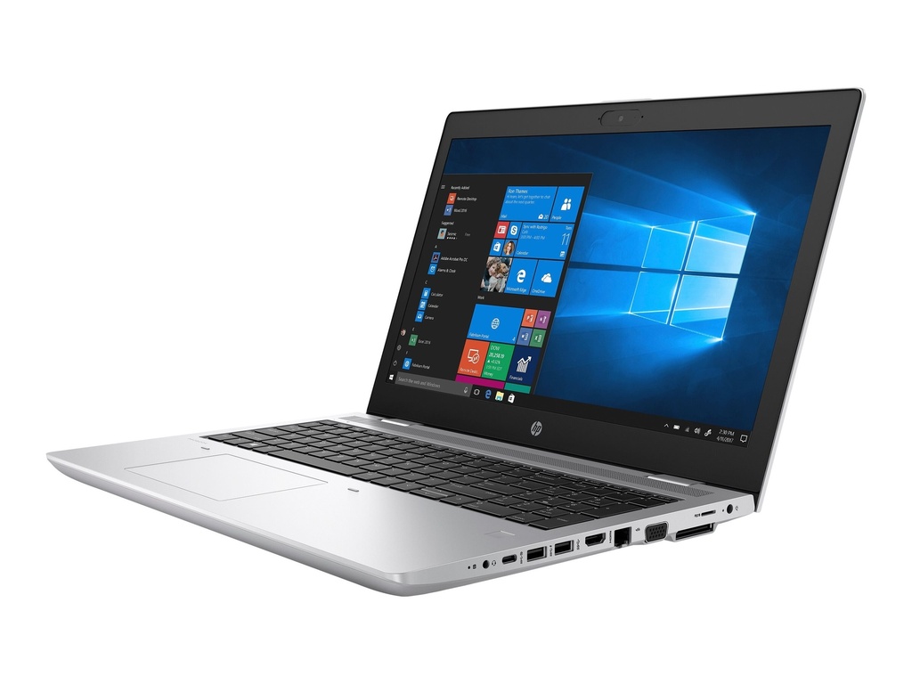 HP ProBook 650 G5 Notebook - Intel Core i5 8265U / 1.6 GHz - Win 10 Pro 64-Bit - UHD Graphics 620 - 8 GB RAM - 256 GB SSD NVMe, HP Value - DVD-Writer - 39.6 cm (15.6")