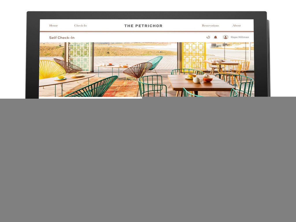 HP Engage One Essential - All-in-One (Komplettlösung) - 1 x Pentium N6415 / 1.2 GHz - RAM 8 GB - SSD 256 GB - NVMe, HP Value - UHD Graphics - 1GbE, NFC - WLAN: 802.11a/b/g/n/ac, NFC, Bluetooth 4.2 - Win 10 IoT Enterprise - Monitor: LED 35.6 cm (14")