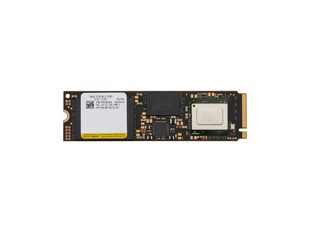 HP  SSD - 2 TB - intern - M.2 - PCIe 4.0 x4 (NVMe)