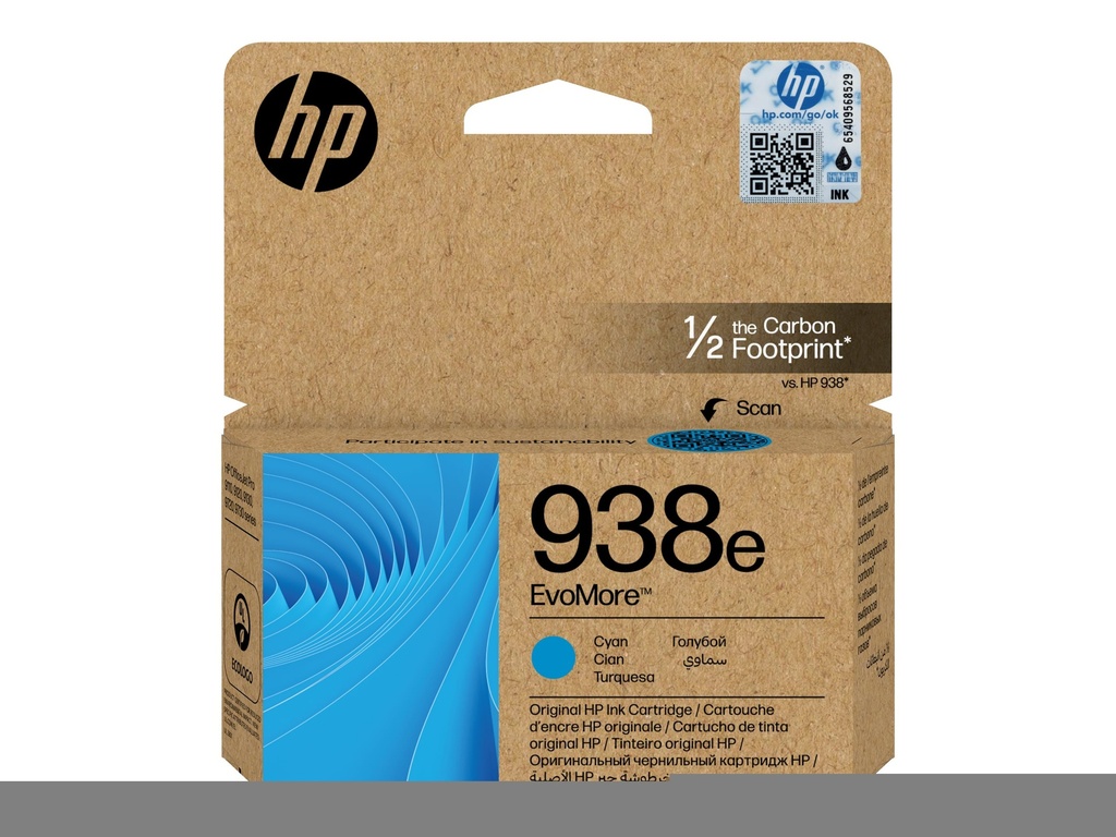 HP 938e EvoMore - Cyan - original - Tintenpatrone