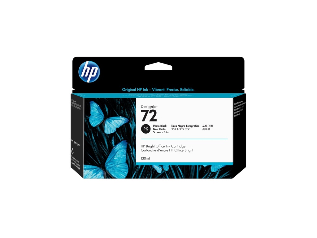 HP 72 - 130 ml - Photo schwarz - original - DesignJet