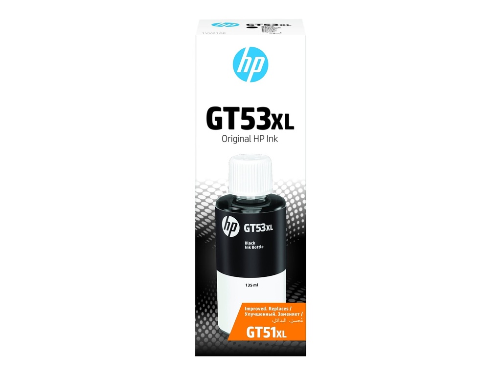 [1VV21AE] HP GT53XL - 135 ml - mit hoher Kapazität - Schwarz