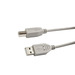 Synergy 21 S215188 - 5 m - USB A - USB B - USB 2.0 - Männlich/Männlich - Grau - Kabel - Digital/Daten