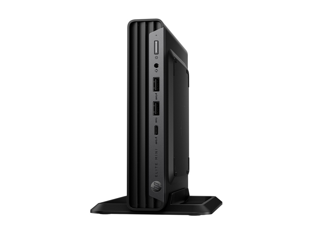 HP Elite 805 G8 - Mini Desktop - Ryzen 7 Pro 5750G / 3.8 GHz - RAM 16 GB - SSD 512 GB - NVMe - Radeon Graphics - 1GbE, Bluetooth 5.3, Wi-Fi 6 - WLAN: 802.11a/b/g/n/ac/ax, Bluetooth 5.3 - Win 11 Pro - Monitor: keiner - Tastatur: Deutsch - Smart Buy - mit HP Wolf Pro Security Edition (1 Jahr)