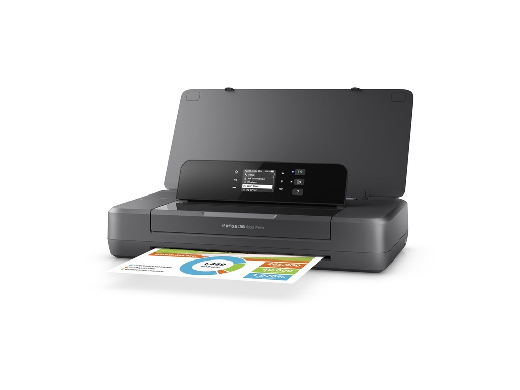 HP Officejet 200 Mobile Printer - Drucker - Farbe - Tintenstrahl - A4/Legal - 1200 x 1200 dpi - bis zu 20 Seiten/Min. (einfarbig)/