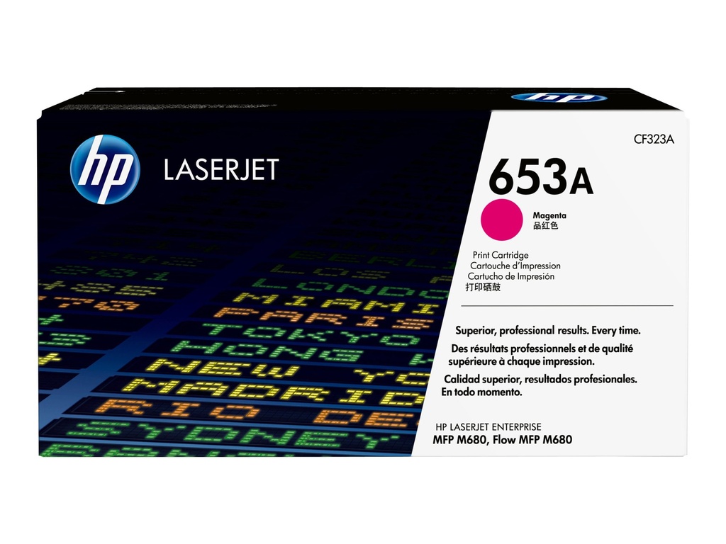 HP 653A - Magenta - original - LaserJet - Tonerpatrone (CF323A)