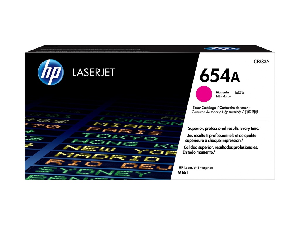 HP 654A - Magenta - original - LaserJet - Tonerpatrone (CF333A)