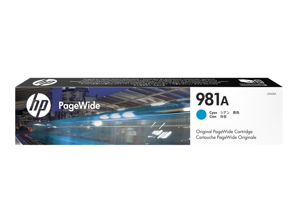 HP 981A - 70 ml - Cyan - original - PageWide