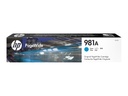 HP 981A - 70 ml - Cyan - original - PageWide