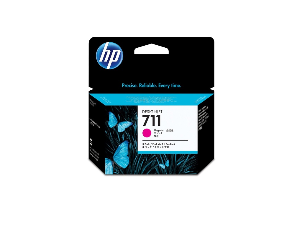 HP 711 - 3er-Pack - 29 ml - Magenta - original