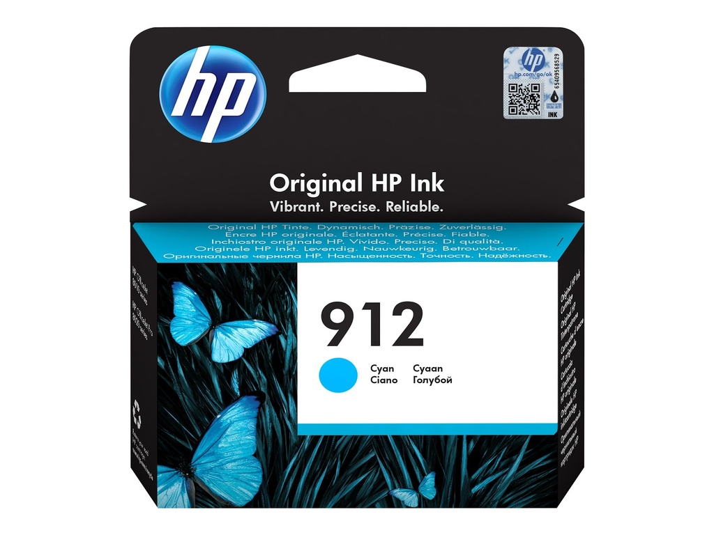 HP 912 - - Cyan - Original - Tintenpatrone - Original - Tintenpatrone