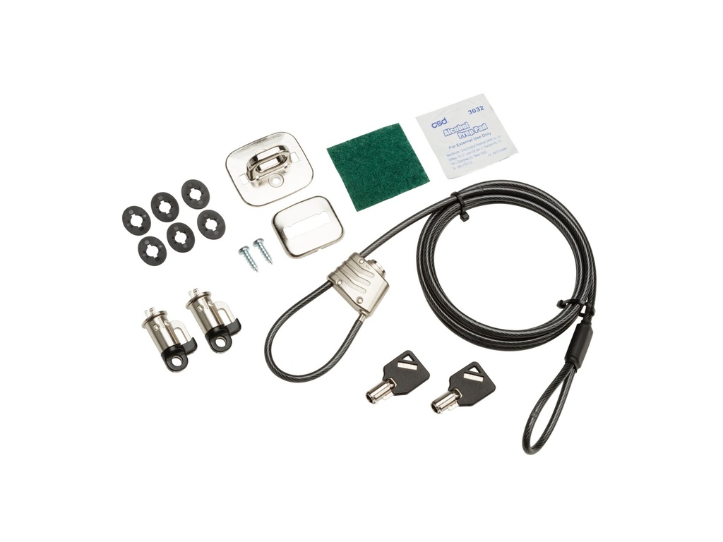 HP Business PC Security Lock v3 Kit - Sicherheitskit - für HP 280 G3, 280 G4, 285 G3, 290 G1, 290 G2, 290 G3; Desktop Pro A 300 G3, Pro A G2; EliteDesk 705 G4 (micro tower, SFF)