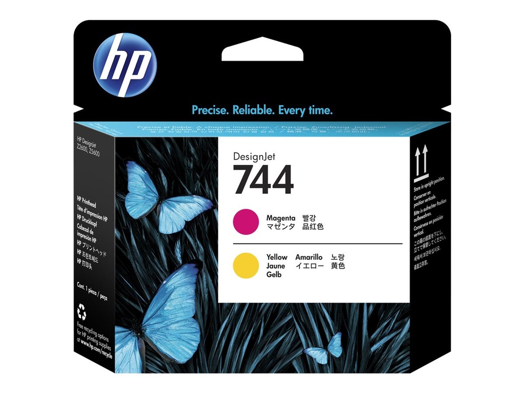 HP 744 - Gelb, Magenta - Druckkopf - für DesignJet Z2600 PostScript