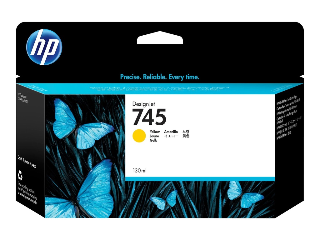 HP 745 - 130 ml - Gelb - original - DesignJet