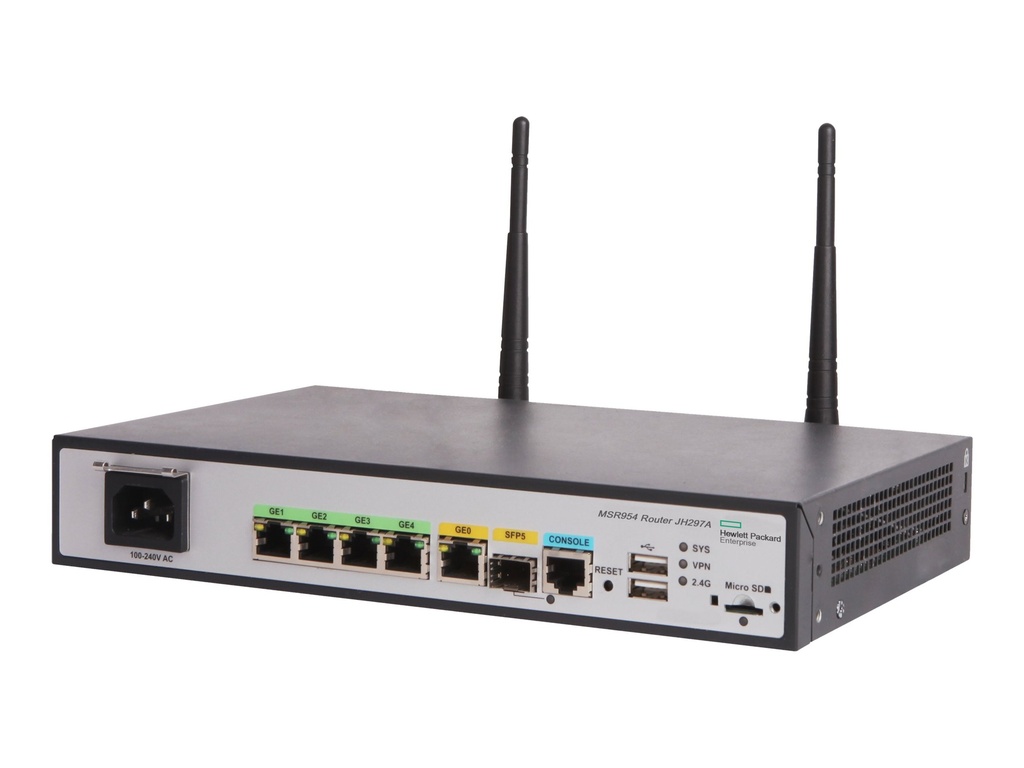 HPE MSR954-W (WW) - Wireless Router 4-Port-Switch