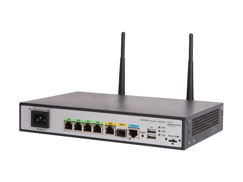 HPE MSR954-W 1GbE SFP WW Router - Router - WLAN
